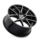 Kraze Evolve KR196 20x9 Gloss Black Machined premium Euro wheel