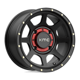 KMC Powersports KS134 ADDICT 2 14x7 +10mm Satin Black
