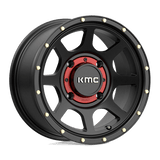 KMC Powersports KS134 ADDICT 2 14x7 +10mm Satin Black