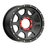 KMC Powersports KS134 ADDICT 2 14x7 +38mm Satin Black