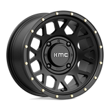 KMC Powersports KS135 GRENADE Black wheel