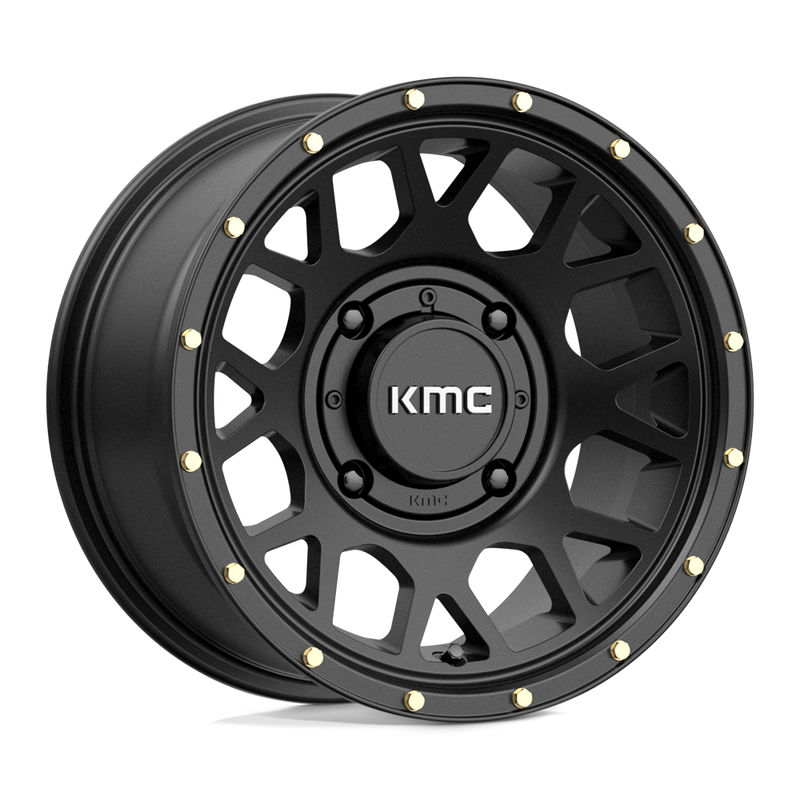 KMC Powersports KS135 GRENADE Black wheel