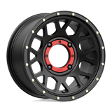 KMC Powersports KS135 GRENADE 14x10 0mm Satin Black