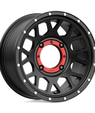 KMC Powersports KS135 GRENADE 14x7 +10 Satin Black