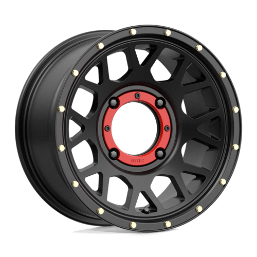 KMC Powersports KS135 GRENADE 14x7 +10 Satin Black