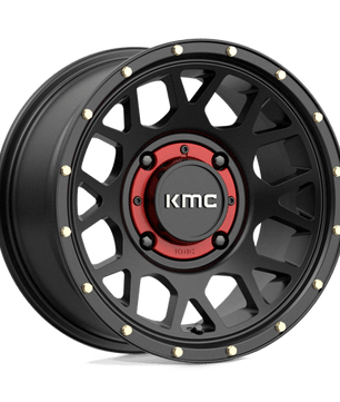 KMC Powersports KS135 GRENADE 14x7 +10 Satin Black