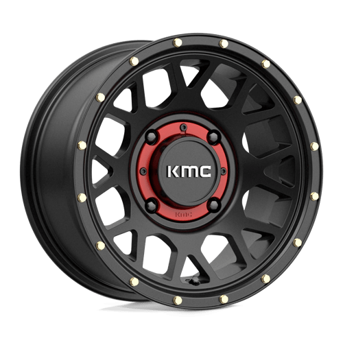 KMC Powersports KS135 GRENADE 14x7 +10 Satin Black