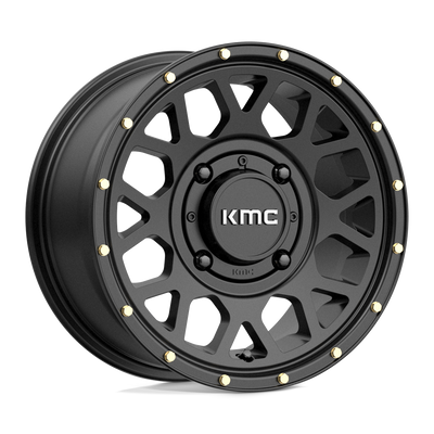 KMC Powersports KS135 GRENADE Black wheel
