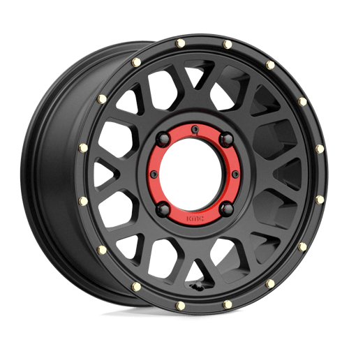 KMC Powersports KS135 GRENADE 14x7 +38 Satin Black