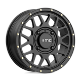 KMC Powersports KS135 GRENADE Black wheel