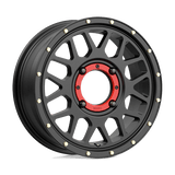 KMC Powersports KS135 GRENADE 15x6 +38mm Satin Black