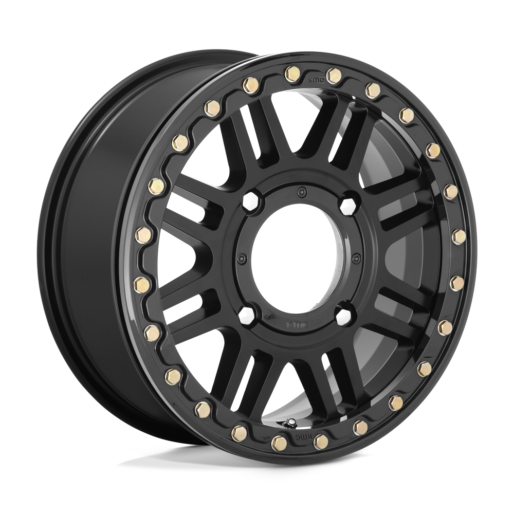 KMC Powersports KS250 CAGE BEADLOCK Black wheel