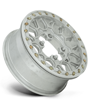 KMC Powersports KS435 GRENADE BEADLOCK FORGED 15x6 +38 Raw Machined Forged