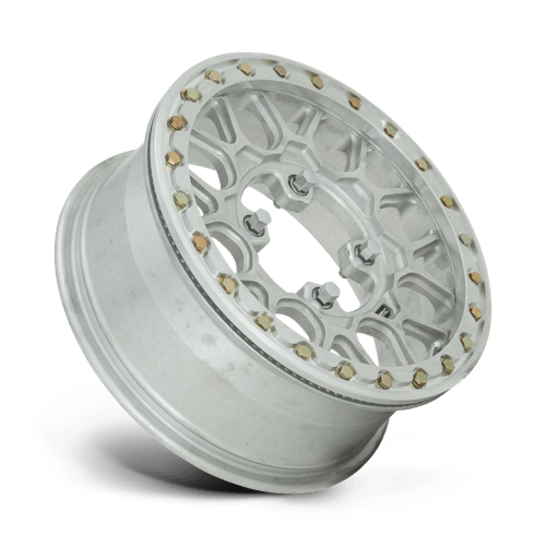 KMC Powersports KS435 GRENADE BEADLOCK FORGED 15x6 +38 Raw Machined Forged
