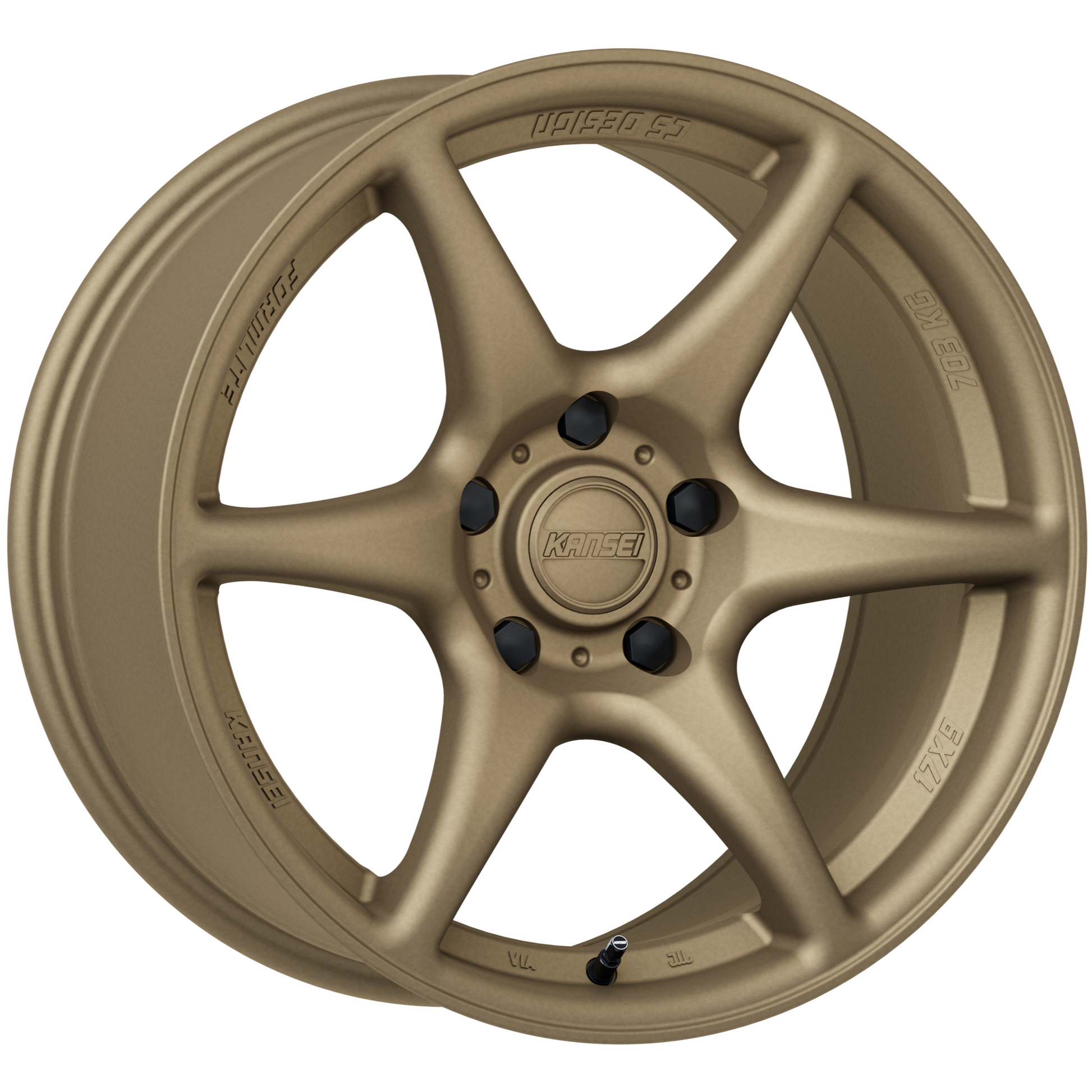 Kansei Tandem 17x9 35mm Matte Bronze