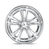 Foose F097 Knuckle 17x8 Chrome Plated premium aftermarket wheel