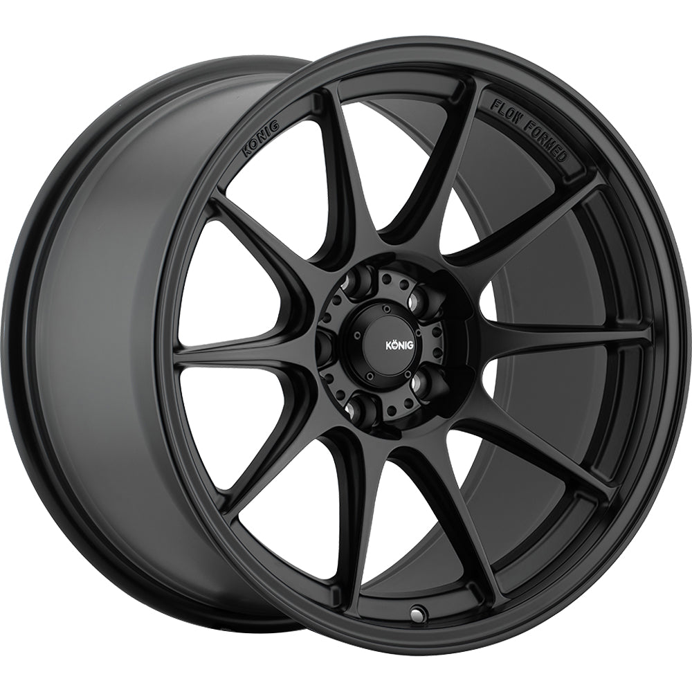 Konig Dekagram Matte Black Wheel