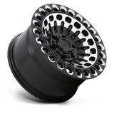 Black Rhino LABYRINTH 17x9.5 -18 Gloss Black with Machined Face & Milling   truck wheel