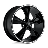 Foose F104 Legend 20x8.5 +07 Gloss Black Milled premium wheel
