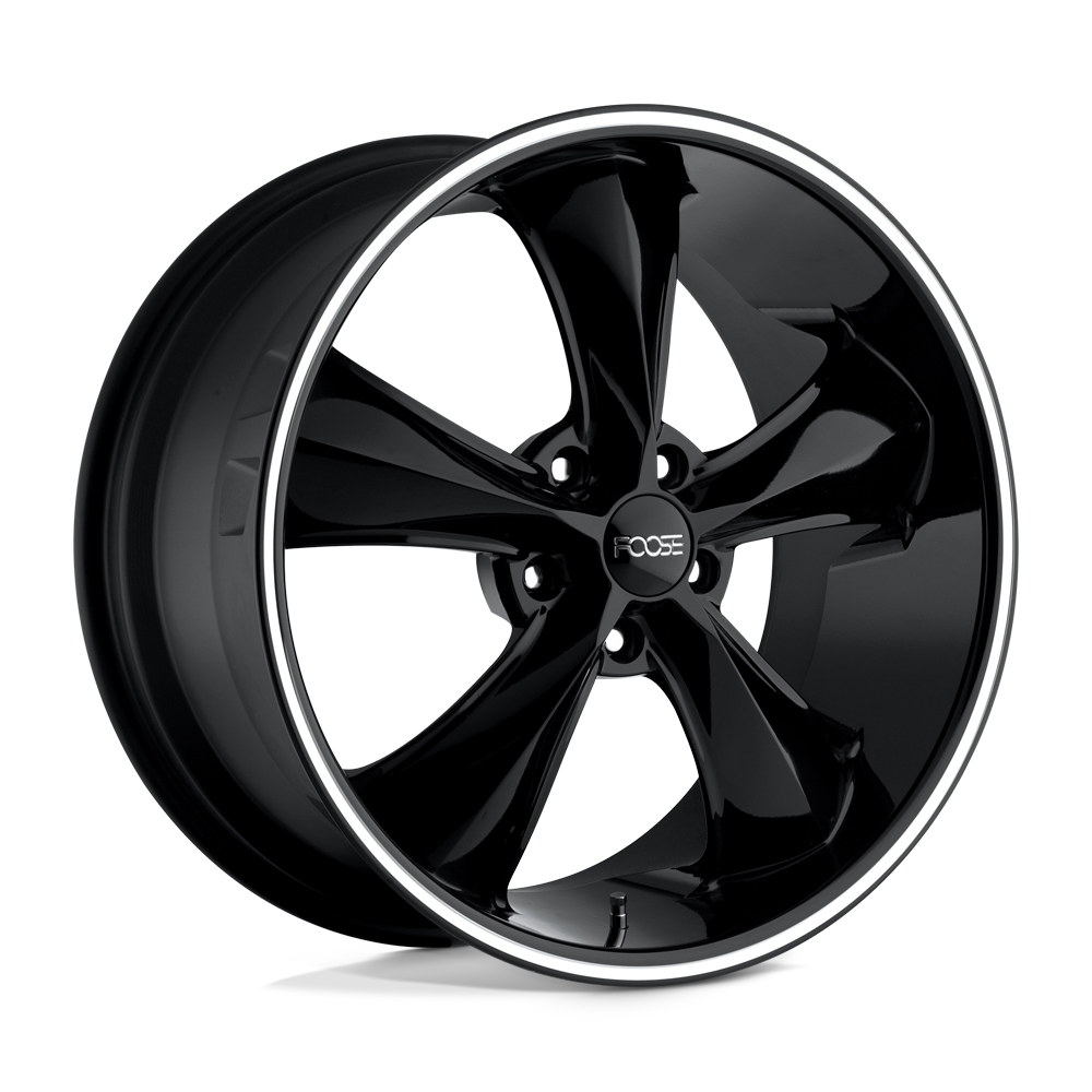 Foose 1Pc F104 Legend Gloss Black Milled