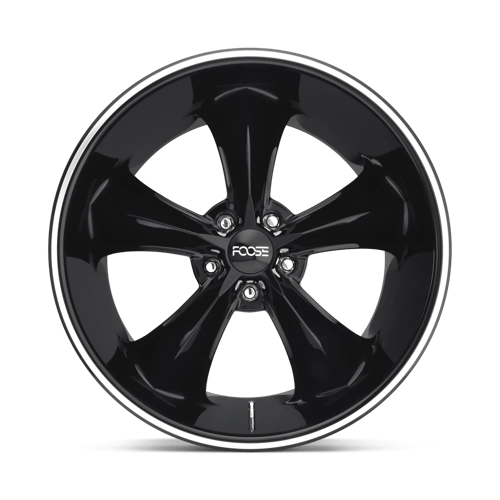 Foose 1PC F104 LEGEND 20x8.5 +07 Gloss Black Milled