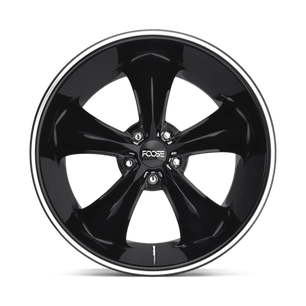 Foose 1PC F104 LEGEND 20x8.5 +07 Gloss Black Milled