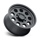 Level 8 HAULER 17x8.5 -6mm Matte Black
