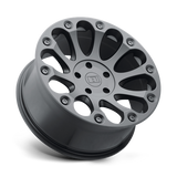 Level 8 IMPACT 17x8.5 -6mm Matte Black