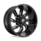 Fuel 1PC D747 LOCKDOWN Black wheel
