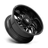Fuel 1PC Lockdown 20x9 +1mm Gloss Black with Milled Inner Spokes (8x170)