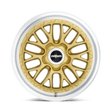 Rotiform LSR 18x8.5 +45 Gold Machined Lip premium Euro wheel