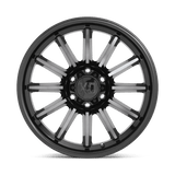 XD XD855 LUXE 17x9 +18mm Gloss Black Machined with Gray Tint