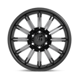 XD XD855 LUXE 20x9 +18mm Gloss Black Machined With Gray Tint