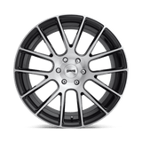 DUB S206 Luxe 22x9.5 Gloss Black Brushed premium truck and SUV wheel
