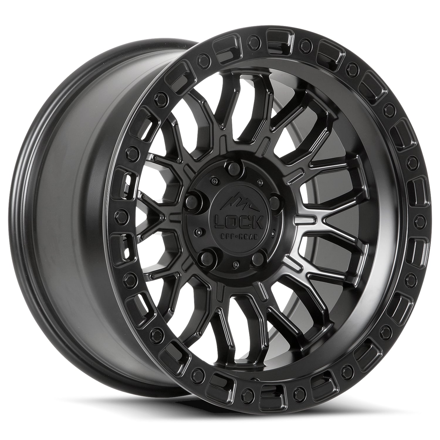 Lock Offroad Wheels Combat Matte Black