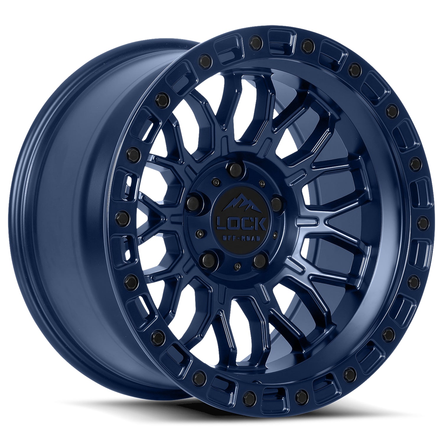 Lock Offroad Wheels Combat Matte Blue
