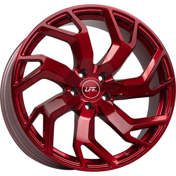 Luxxx LFF LFF04 Brushed Roja Red Wheel
