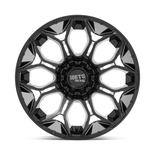 Moto Metal MO808 SNIPER 22x12 -44 Gloss Black Milled