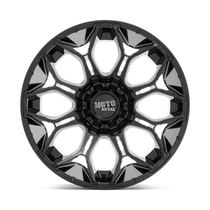 Moto Metal MO808 SNIPER 22x12 -44 Gloss Black Milled