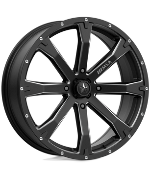 Msa Offroad Wheels M42 Bounty Satin Black Milled