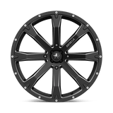 MSA M42 Bounty 20x7 Satin Black Milled premium UTV off-road wheel