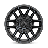 MSA Offroad Wheels M43 FANG 15x7 +10mm Satin Black with Titanium Tint