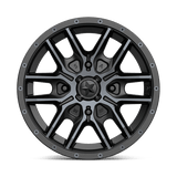MSA Offroad Wheels M43 FANG 15x7 +38mm Satin Black With Titanium Tint