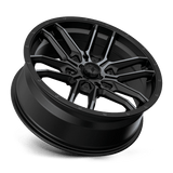 MSA M43 FANG 18x7 Satin Black Titanium Tint offroad UTV wheel