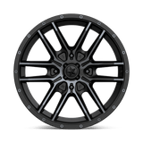MSA Offroad Wheels M43 Fang 18x7 Satin Black Titanium Tint UTV off-road wheel