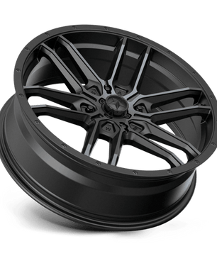 MSA Offroad Wheels M43 FANG 20x7 +10 Satin Black with Titanium Tint