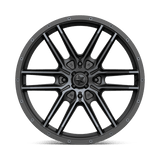MSA M43 Fang 20x7 Satin Black Titanium Tint premium UTV off-road wheel