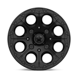 MSA Offroad Wheels M44 CANNON BEADLOCK 14x7 +10mm Satin Black