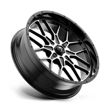 MSA Offroad Wheels M45 PORTAL 24x7 0mm Gloss Black Machined