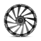MSA M46 Blade 18x7 Gloss Black Milled offroad UTV wheel